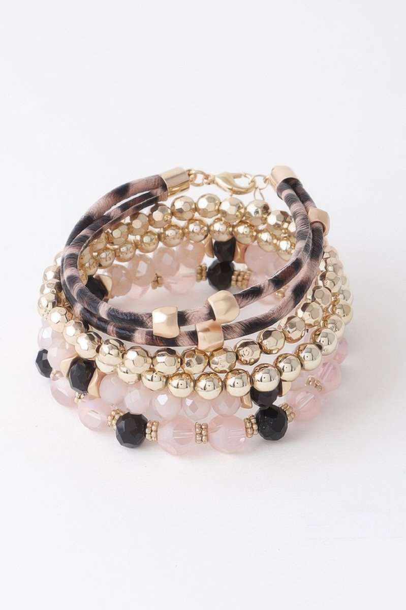 Multi Bead N Crystal Bracelets - Demented Sisters