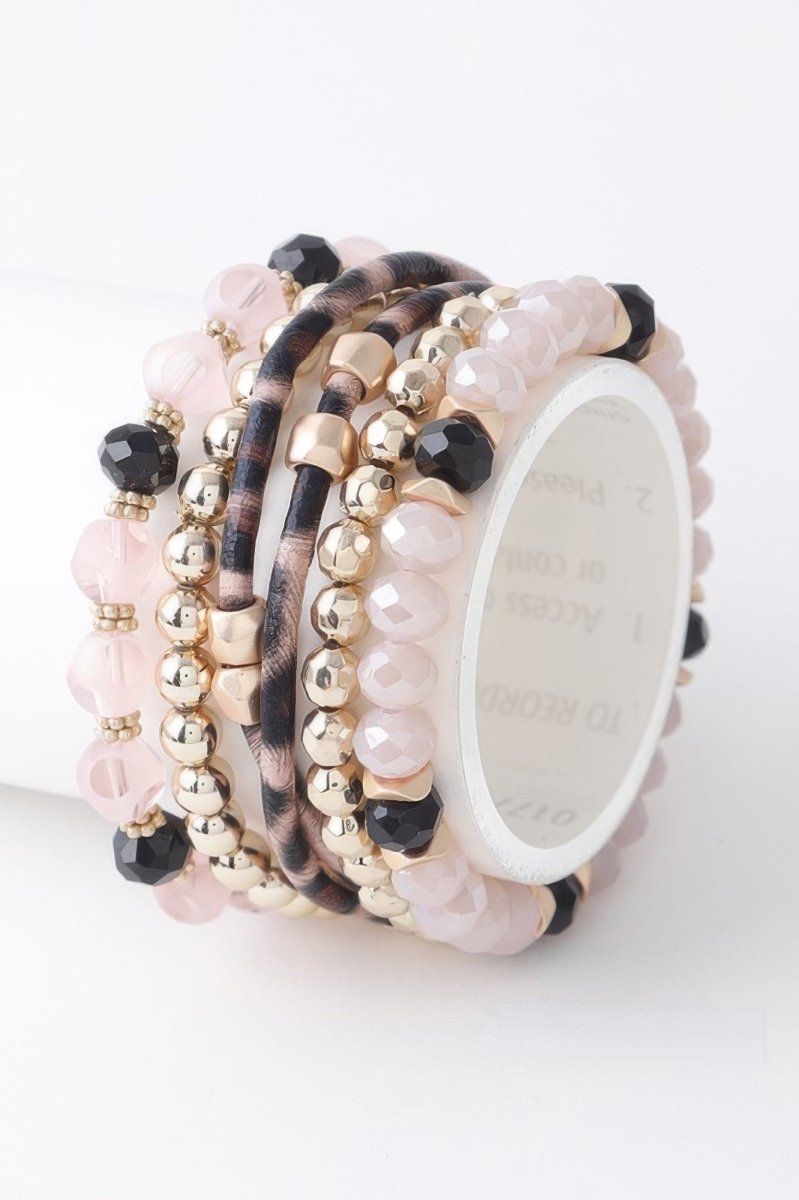 Multi Bead N Crystal Bracelets - Demented Sisters