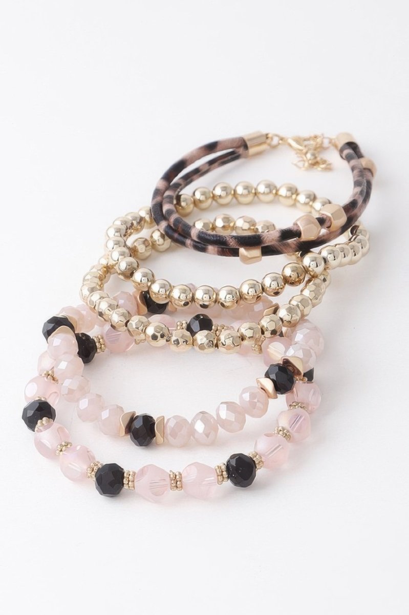 Multi Bead N Crystal Bracelets - Demented Sisters