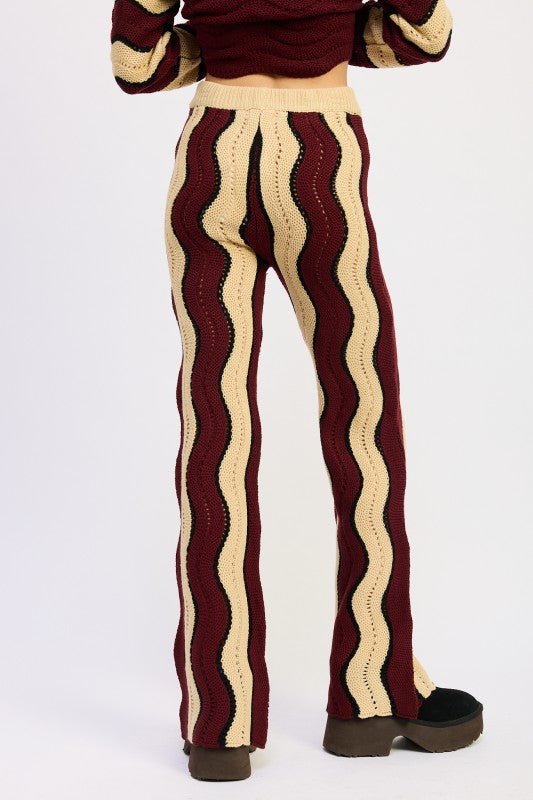 MULTI COLOR SWEATER PANTS - Demented Sisters