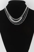 Multi Curb Mariner Chain Necklace - Demented Sisters