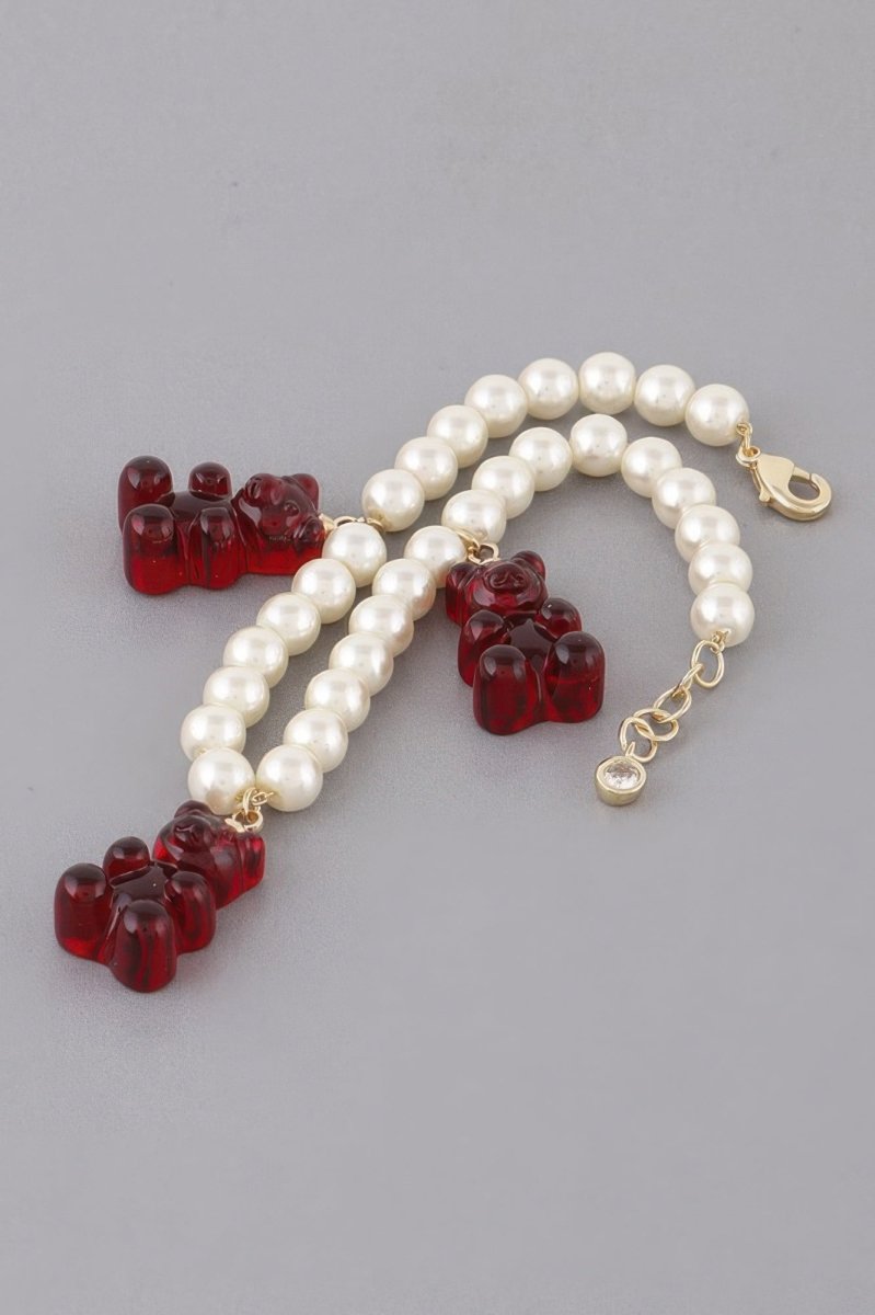 Multi Gummy Bear Charms Bracelet - Demented Sisters