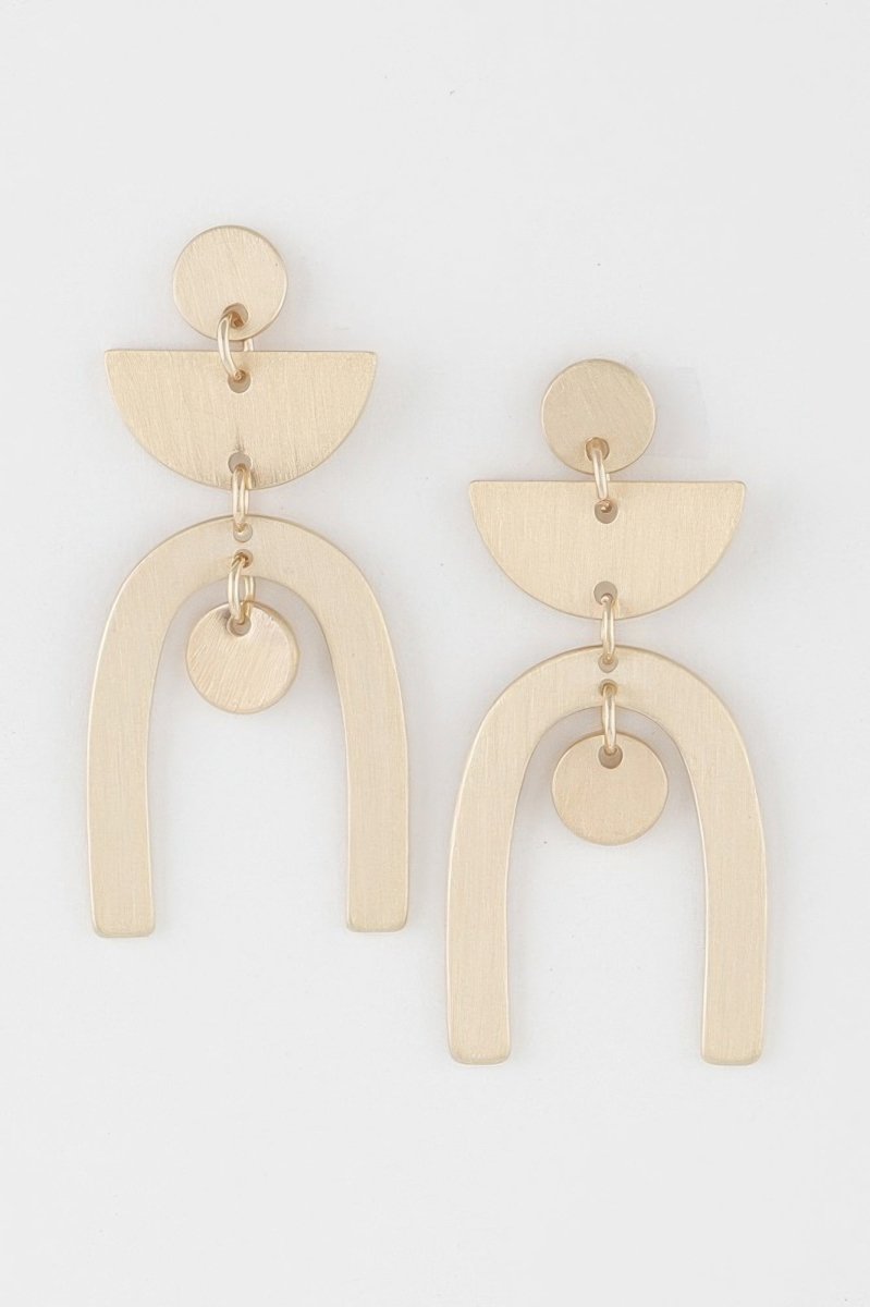 Multi Shape Arch Earrings - Demented Sisters