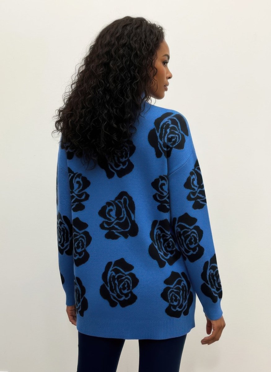 Ninety Floral Sweater - Demented Sisters