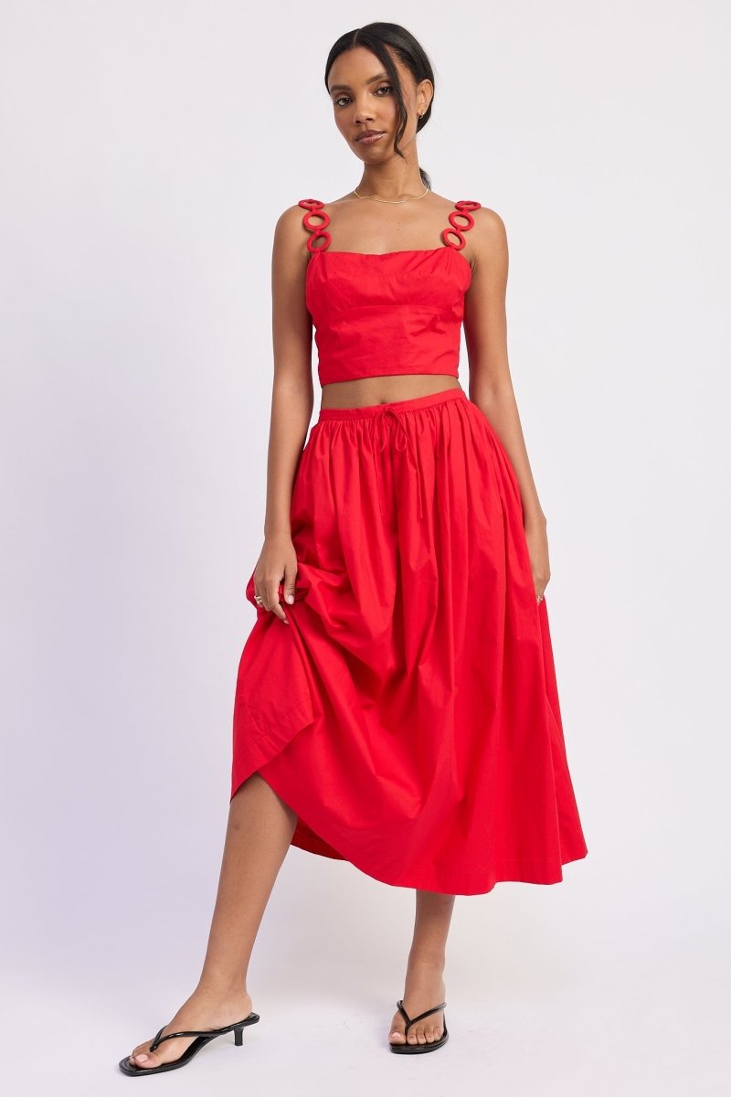 Poppy Midi Skirt - Demented Sisters