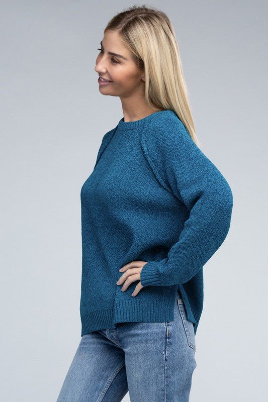 Raglan Chenille Sweater - Demented Sisters
