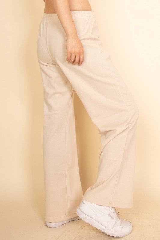 Relaxed Fit Top and Wide - Leg Pants Set - Demented Sisters