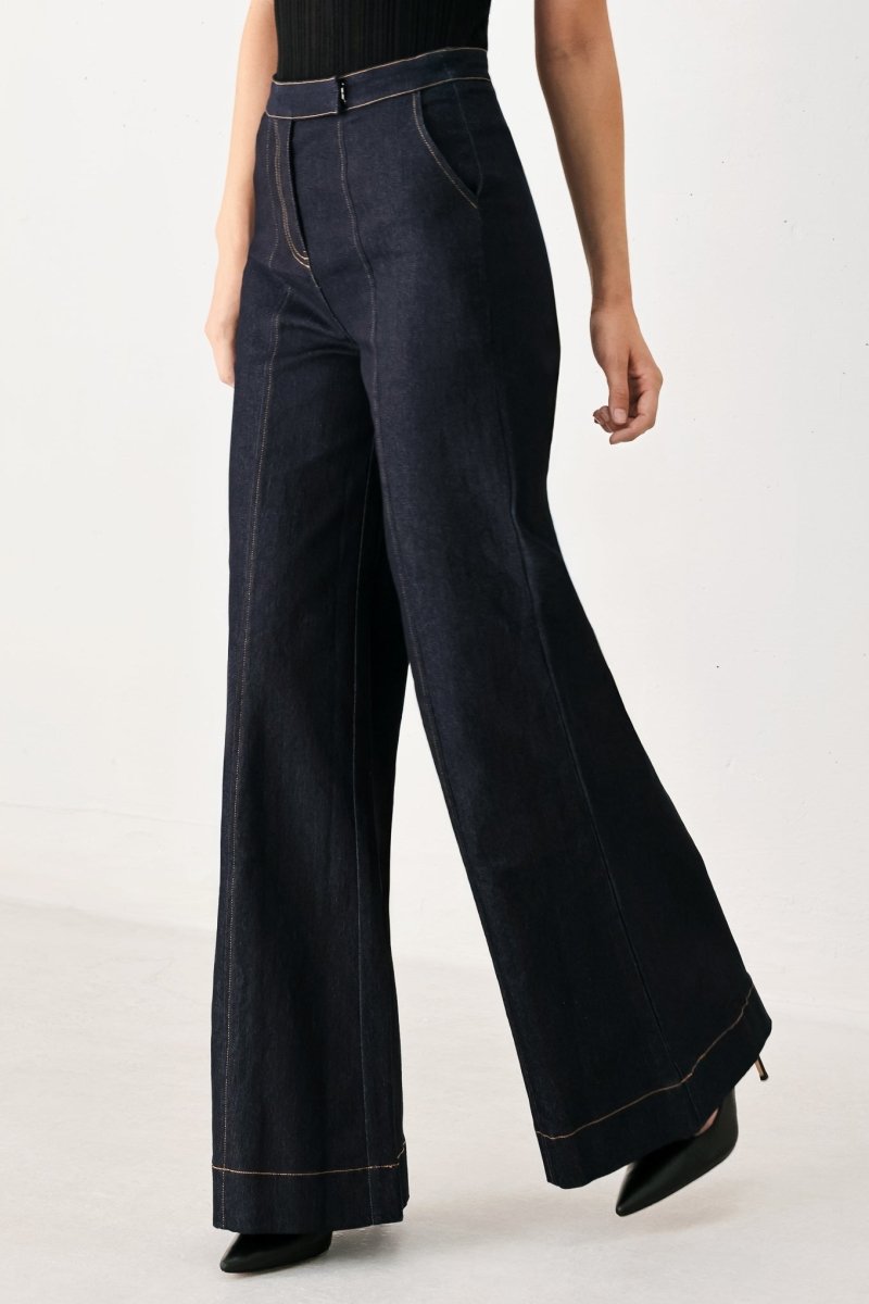 SAINT TROPEZ DENIM PANTS - Demented Sisters