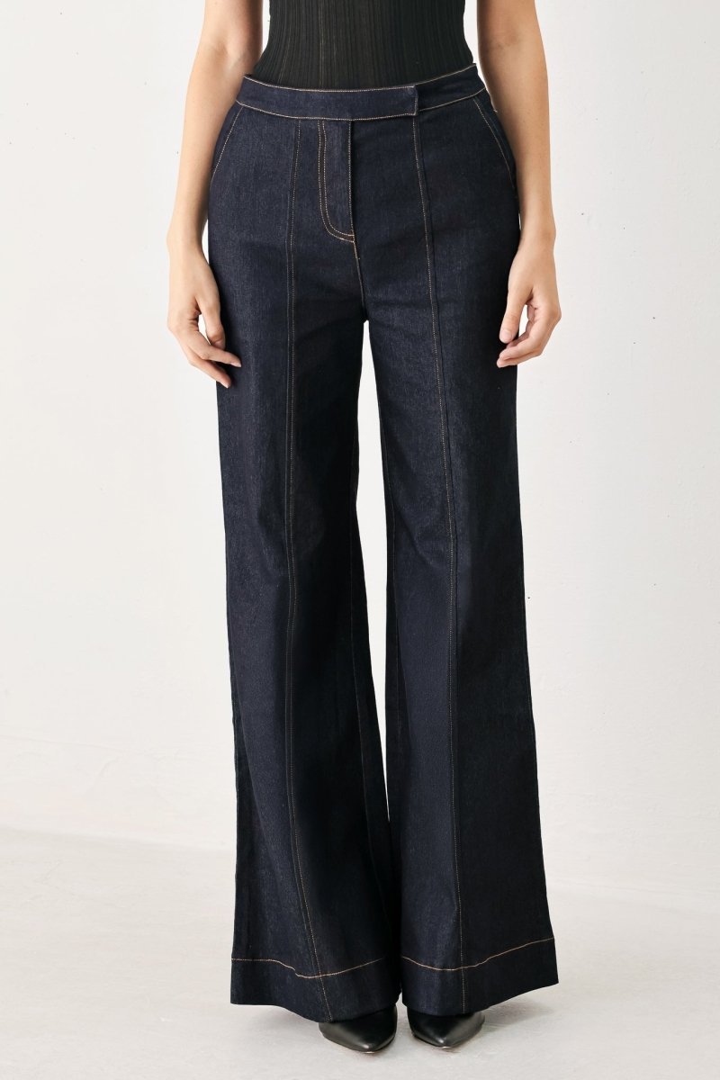 SAINT TROPEZ DENIM PANTS - Demented Sisters