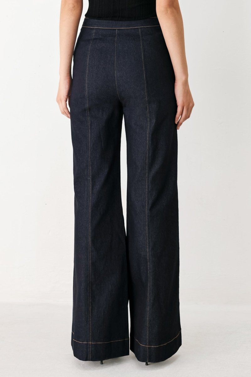 SAINT TROPEZ DENIM PANTS - Demented Sisters