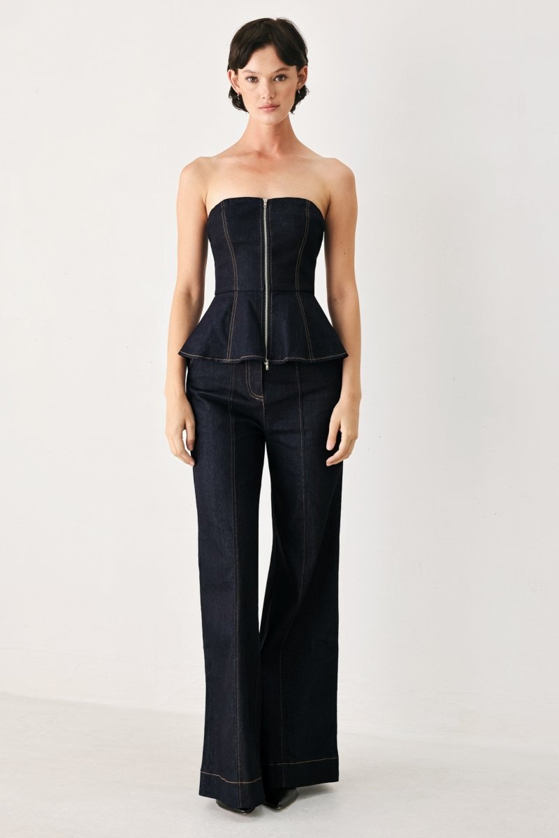 SAINT TROPEZ DENIM PANTS - Demented Sisters