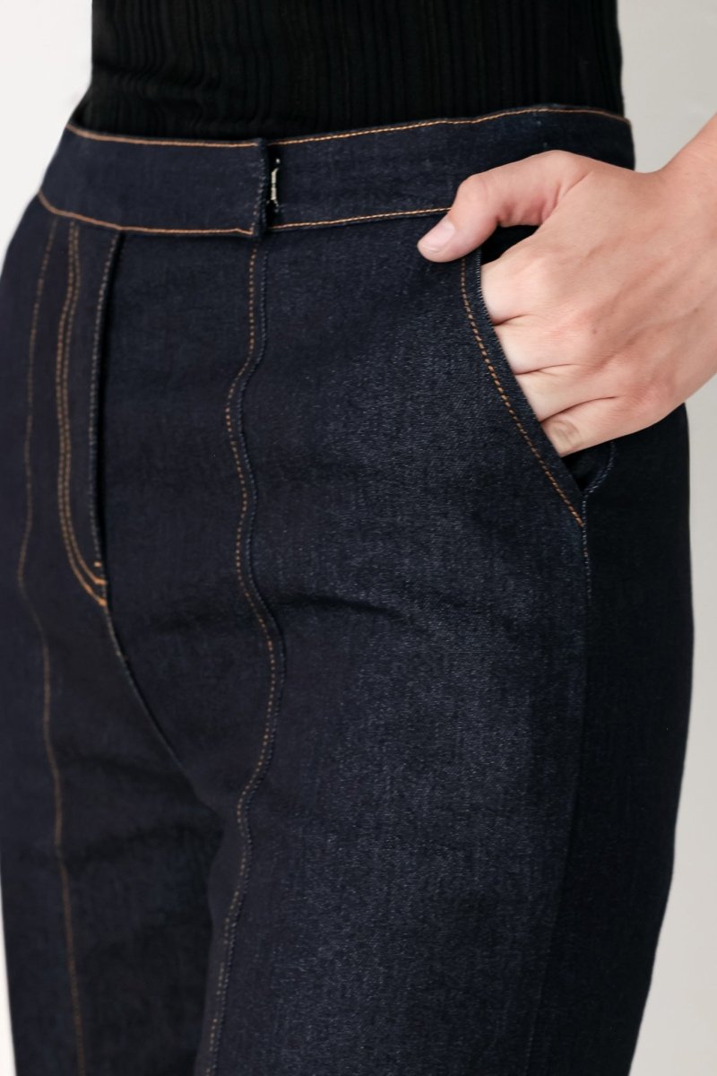 SAINT TROPEZ DENIM PANTS - Demented Sisters