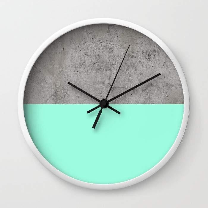 Sea on Concrete Wall clock - Demented Sisters