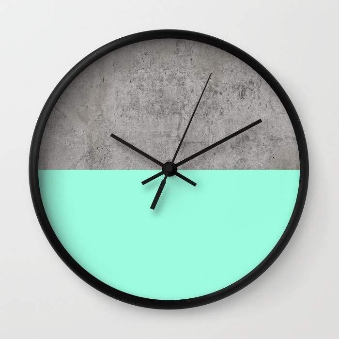 Sea on Concrete Wall clock - Demented Sisters