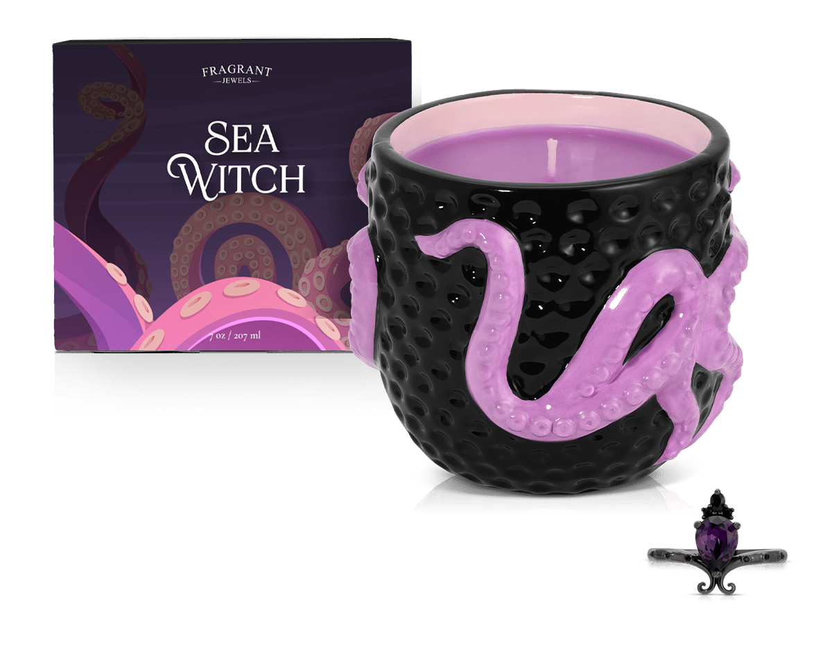 Sea Witch - Jewel Candle Ceramic - Demented Sisters