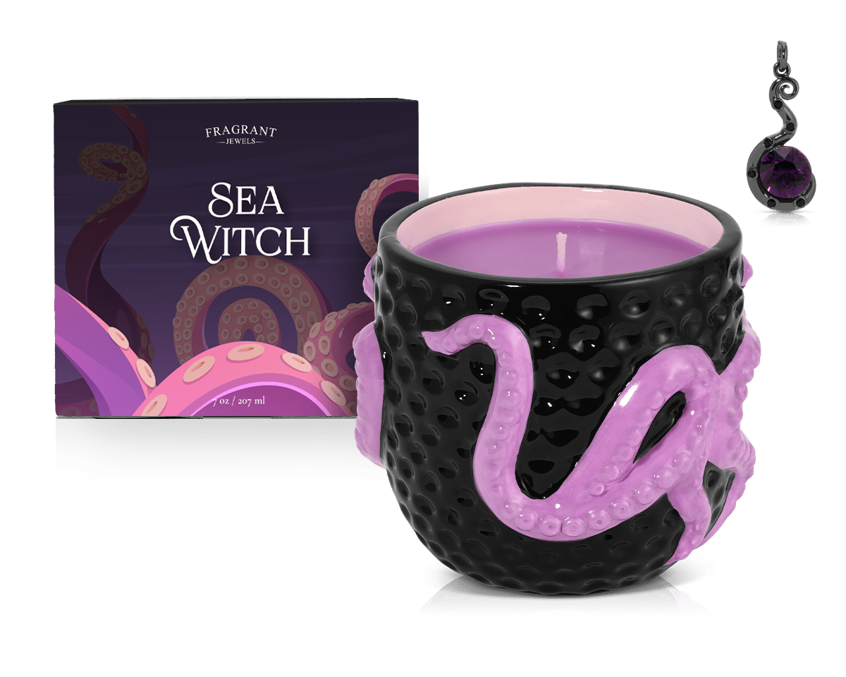 Sea Witch - Jewel Candle Ceramic - Demented Sisters