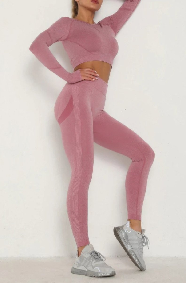 Seamless Top Leggings Set - Demented Sisters
