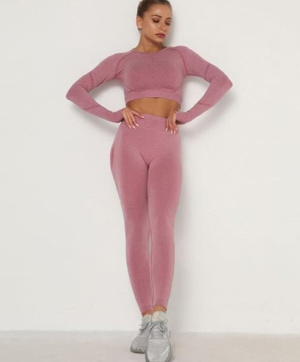 Seamless Top Leggings Set - Demented Sisters