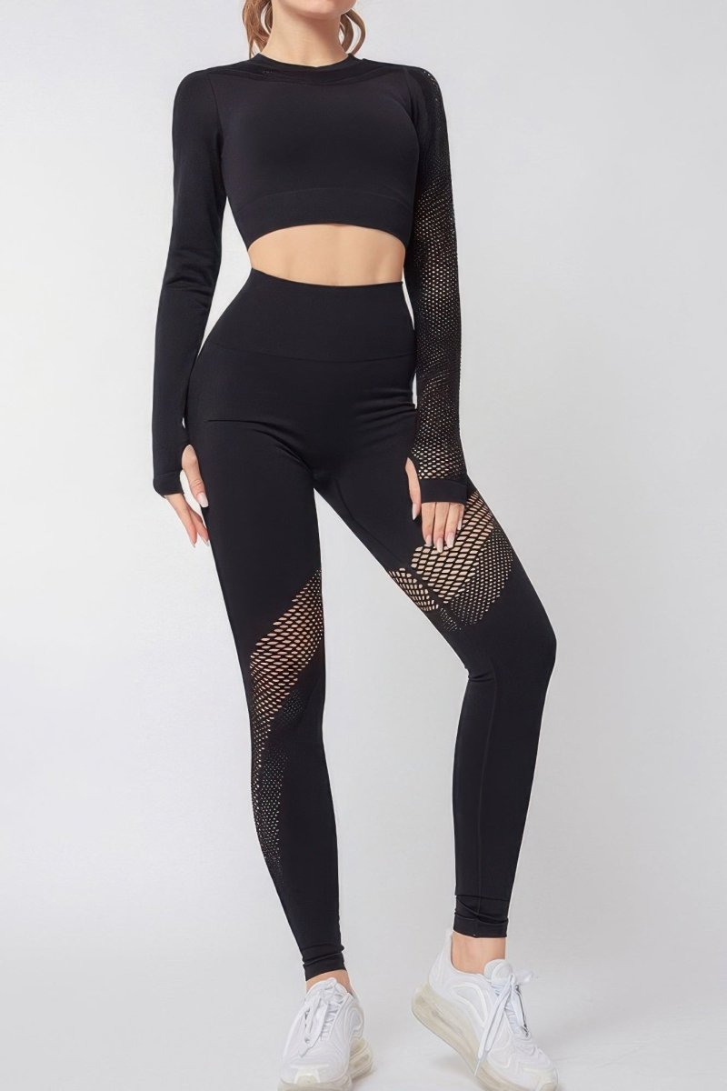Seamless Two Piece Yoga Set - Demented Sisters