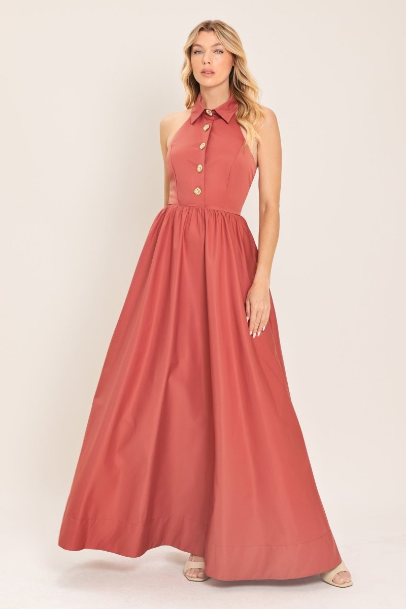 SIENNA SUN WOVEN MAXI DRESS - Demented Sisters