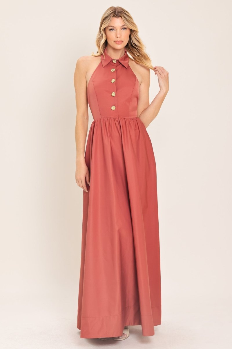 SIENNA SUN WOVEN MAXI DRESS - Demented Sisters