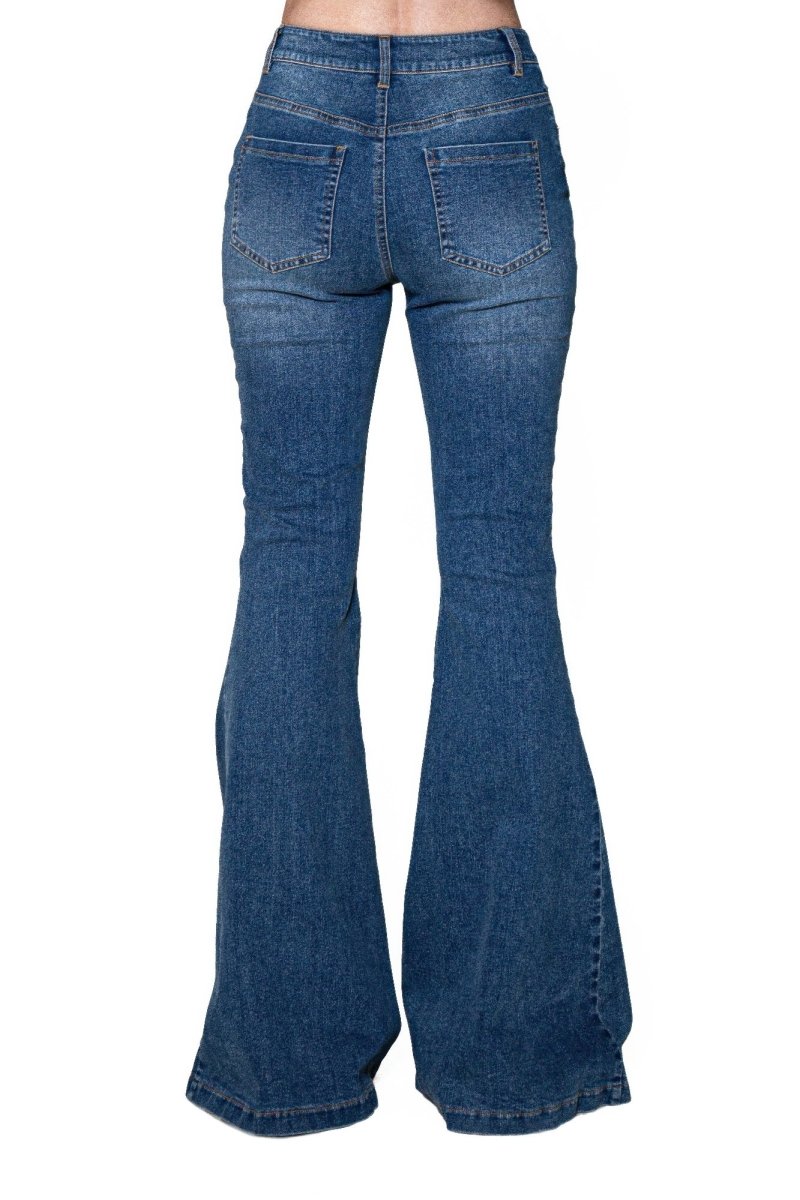 Signal Flare High-rise Panel Jeans - Demented Sisters