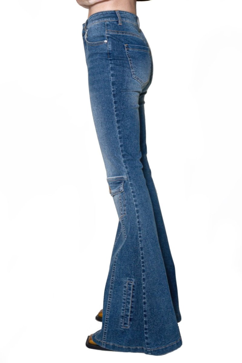 Signal Flare High-rise Panel Jeans - Demented Sisters