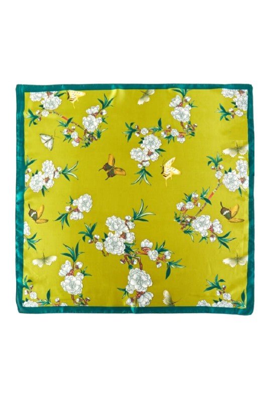 Silky Leopard Printed Lux Bandana Scarf - Demented Sisters
