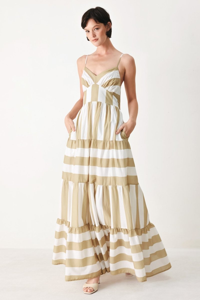 SUNKISSED BOARDWALK WOVEN MAXI DRESS - Demented Sisters