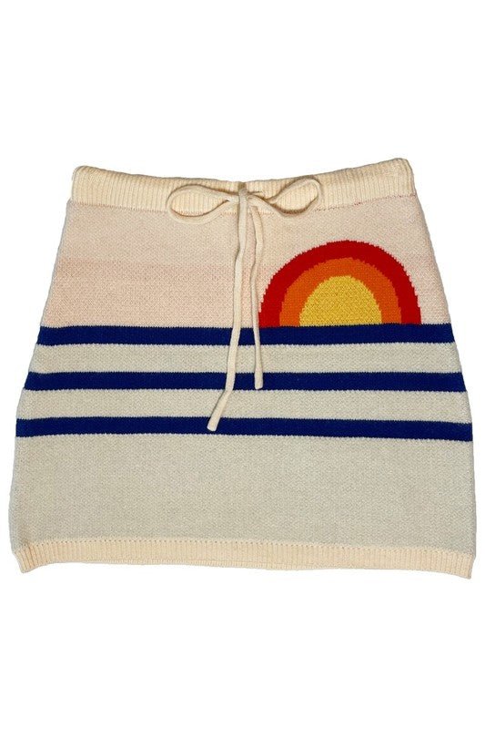 Sunset knit skirt - Demented Sisters