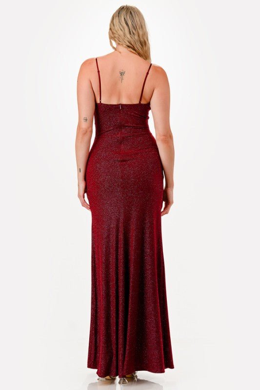 The Red Glam Party Dress - Demented Sisters