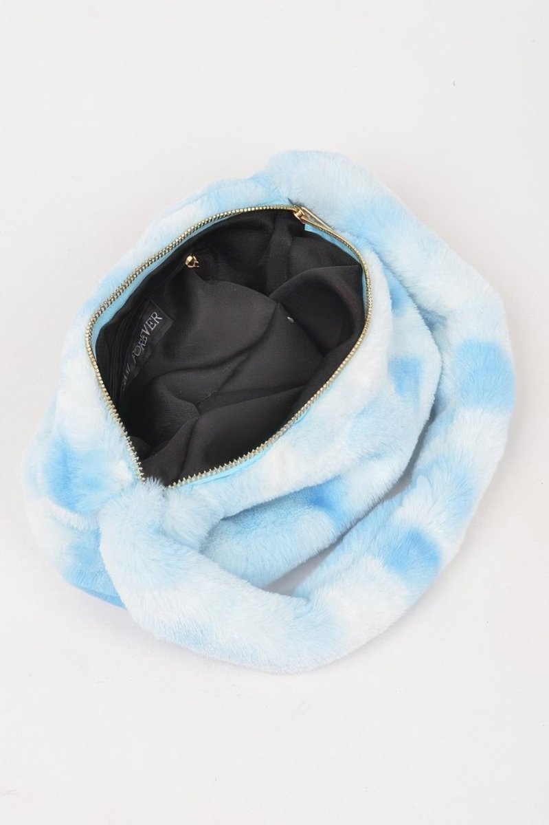 Tie Dye Fur Shoulder Bag - Demented Sisters