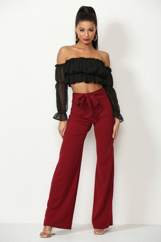 Tie front pants - Demented Sisters