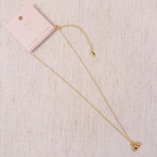 Timeless Vintage Bee Pendant Necklace - Demented Sisters