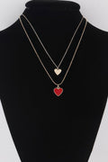 Twin Hearts Pendant Necklace - Demented Sisters