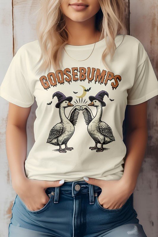 Vintage Halloween Farm Goose, Graphic Tee - Demented Sisters