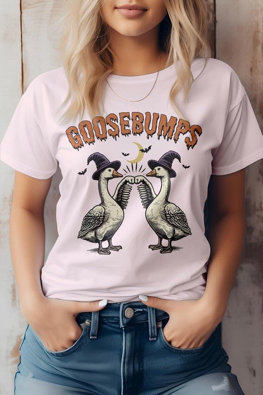 Vintage Halloween Farm Goose, Graphic Tee - Demented Sisters