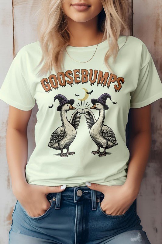 Vintage Halloween Farm Goose, Graphic Tee - Demented Sisters