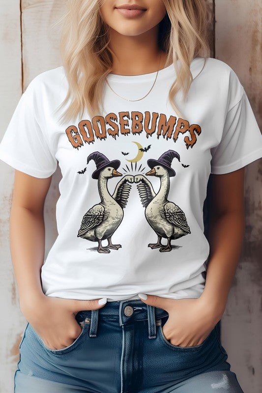 Vintage Halloween Farm Goose, Graphic Tee - Demented Sisters