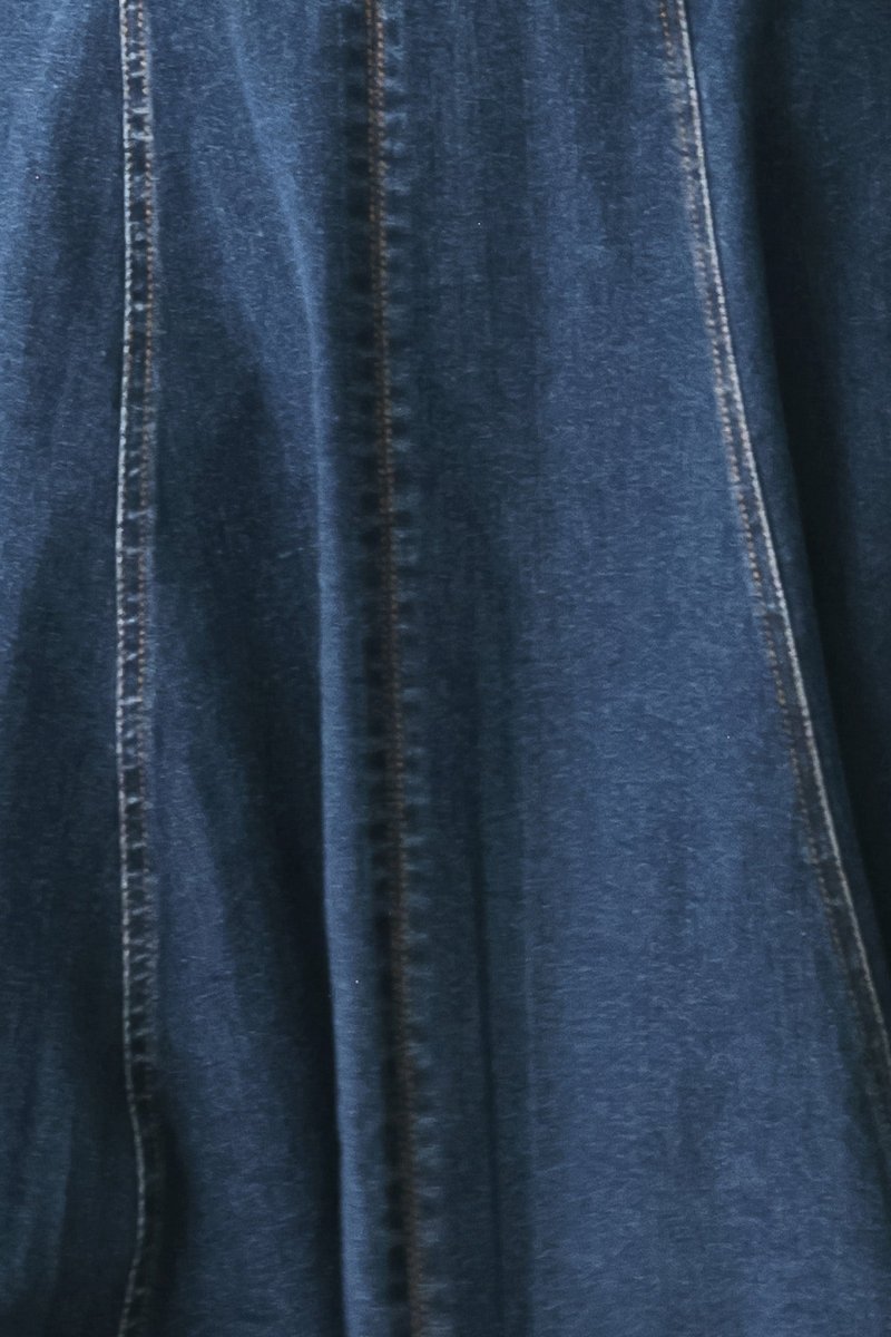 WESTERN CHARM DENIM MIDI DRESS - Demented Sisters