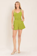 WINE COUNTRY WOVEN ROMPER - Demented Sisters