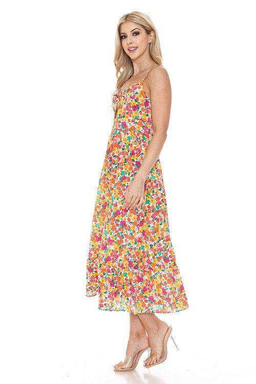 Women Floral Maxi Dress - Demented Sisters
