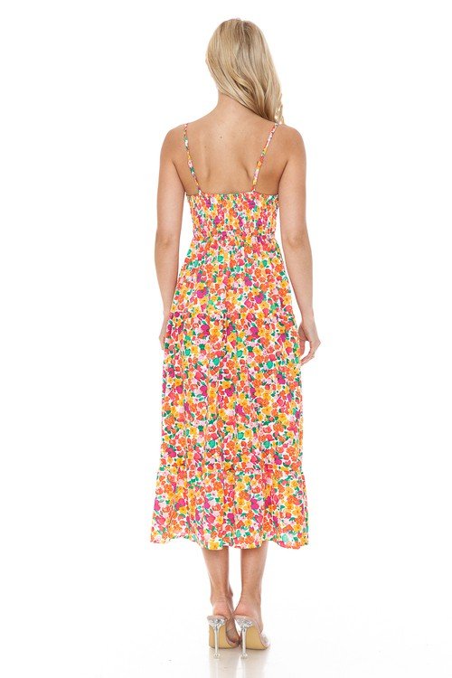 Women Floral Maxi Dress - Demented Sisters