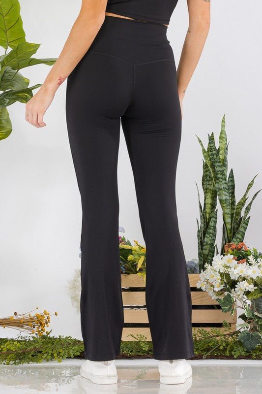 Women's Butterysoft Yoga Flare High Waisted Pants - Demented Sisters