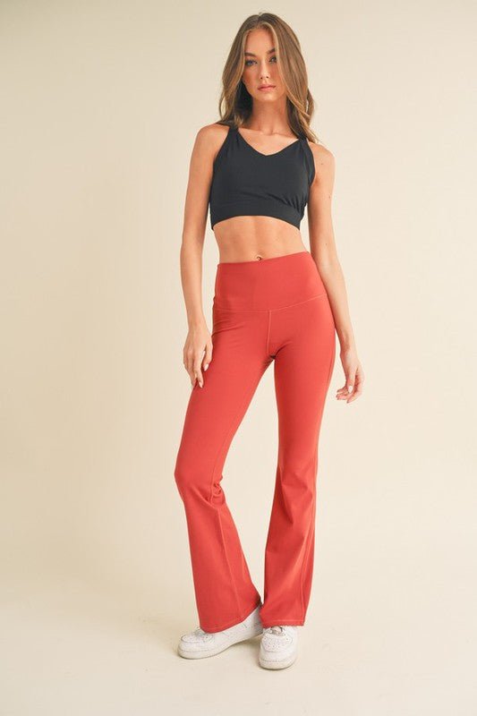 Women's Butterysoft Yoga Flare High Waisted Pants - Demented Sisters