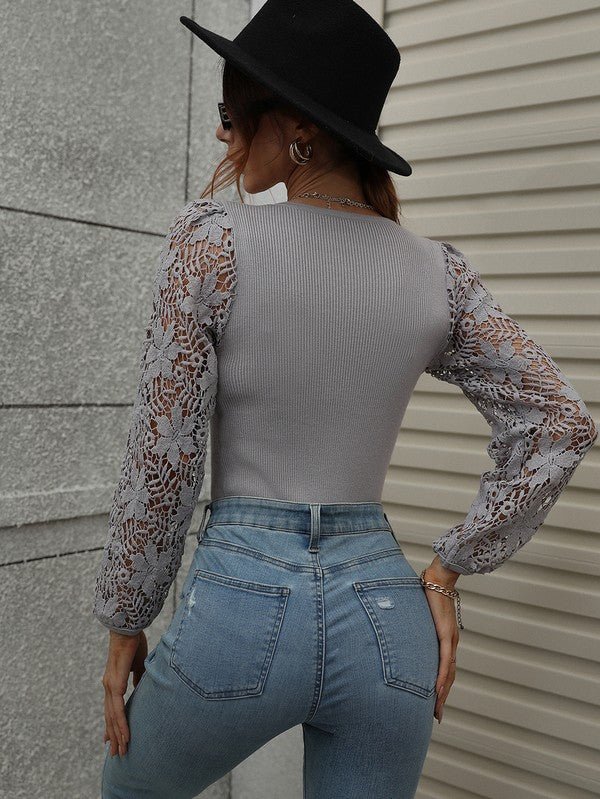 Women's Long Sleeve Round Neck Sweater - Demented Sisters