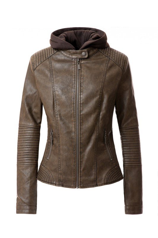 Women's PU Jacket - Demented Sisters