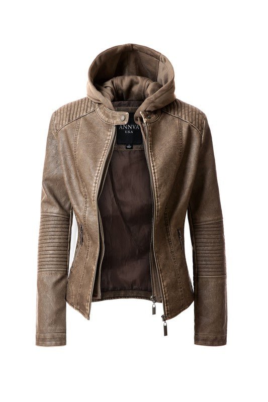 Women's PU Jacket - Demented Sisters