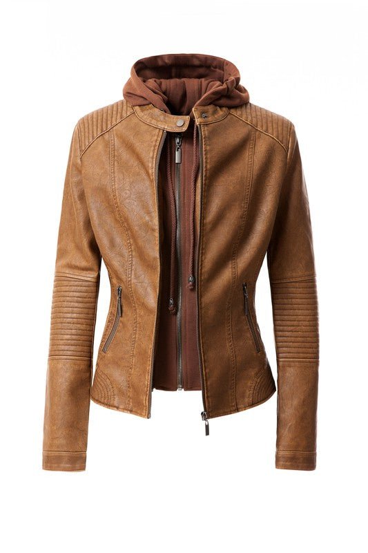 Women's PU Jacket - Demented Sisters