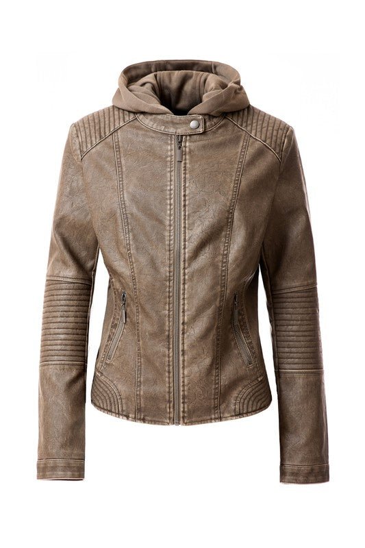 Women's PU Jacket - Demented Sisters